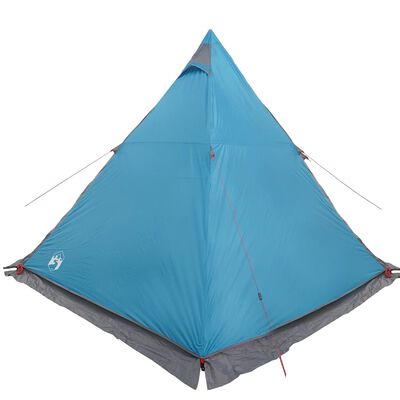 vidaXL Tente familiale tipi 6 personnes bleu imperméable