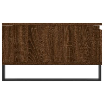 vidaXL Table basse chêne marron 90x60x35 cm bois d'ingénierie