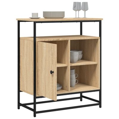 vidaXL Buffet chêne sonoma 69x35x80 cm bois d'ingénierie