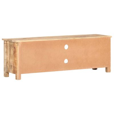 vidaXL Meuble TV 120x30x40 cm Bois de manguier brut