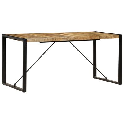 vidaXL Table à manger 160x80x75 cm bois de manguier massif