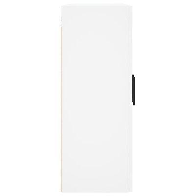 vidaXL Armoires murales 2 pcs blanc bois d'ingénierie