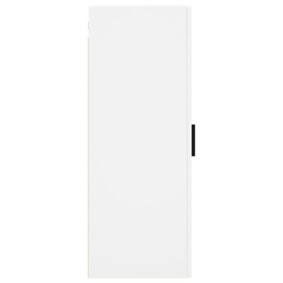 vidaXL Armoire murale blanc 34,5x34x90 cm