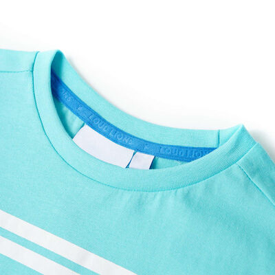 T-shirt pour enfants aqua 128