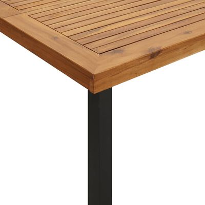 vidaXL Ensemble à manger de jardin 7 pcs bois d'acacia solide et métal