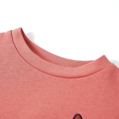 Sweat-shirt enfants bloc de couleurs rose 104