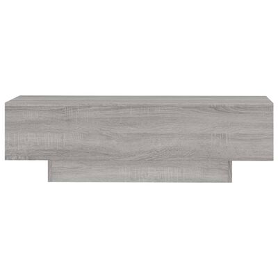 vidaXL Table basse sonoma gris 100x49,5x31 cm bois d'ingénierie