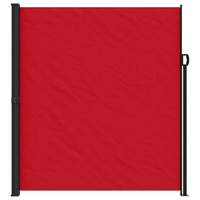 vidaXL Auvent latéral rétractable rouge 220x600 cm