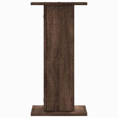 vidaXL Supports pour plantes 2 pcs chêne marron bois d'ingénierie