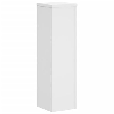 vidaXL Supports pour plantes 2 pcs blanc 17x17x60 cm bois d'ingénierie