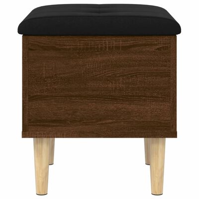 vidaXL Banc de rangement chêne marron 42x42x46 cm bois d'ingénierie