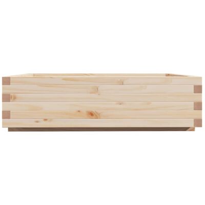 vidaXL Jardinière 90x90x26,5 cm bois de pin massif