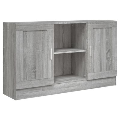 vidaXL Buffet Sonoma gris 120x30,5x70 cm Bois d'ingénierie