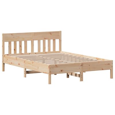 vidaXL Cadre de lit sans matelas 120x190 cm bois de pin massif