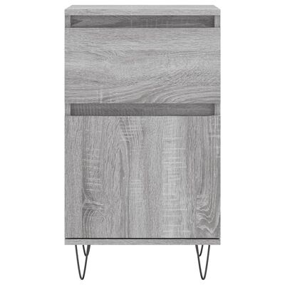 vidaXL Buffet sonoma gris 40x35x70 cm bois d'ingénierie