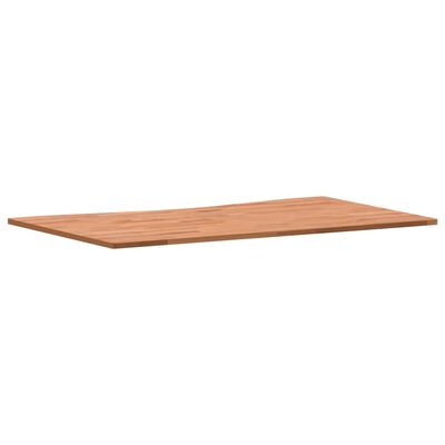 vidaXL Dessus de bureau 100x(55-60)x1,5 cm bois massif de hêtre