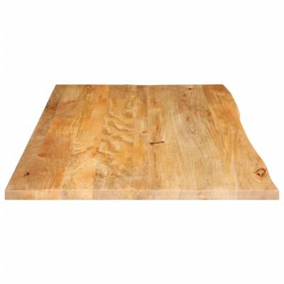 vidaXL Dessus de table à bord vivant 100x60x2,5cm bois massif manguier