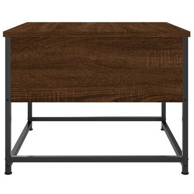 vidaXL Table basse chêne marron 51x51x40 cm bois d'ingénierie