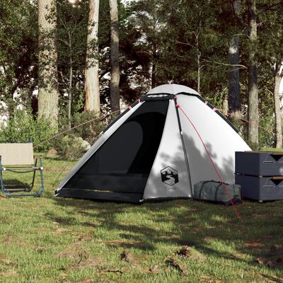 vidaXL Tente de camping à dôme 4 personnes tissu occultant imperméable