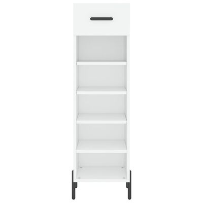 vidaXL Armoire à chaussures blanc 30x35x105 cm bois d'ingénierie