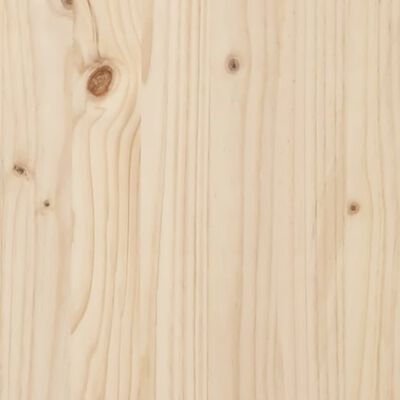 vidaXL Lit haut 90x190 cm Bois de pin massif