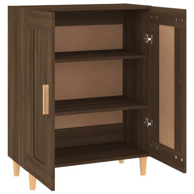 vidaXL Buffet Chêne marron 69,5x34x90 cm Bois d'ingénierie