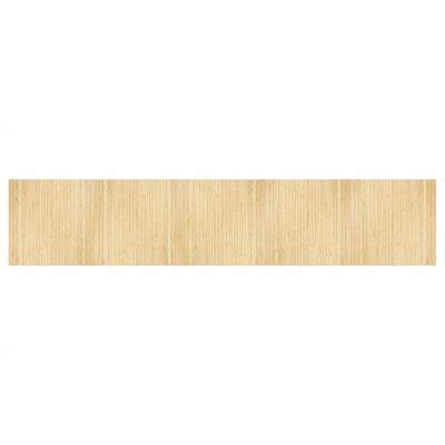 vidaXL Tapis rectangulaire naturel clair 100x500 cm bambou