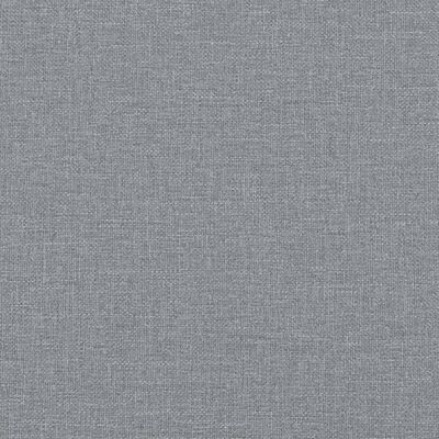 vidaXL Ensemble de canapés 2 pcs avec coussins Gris clair Tissu