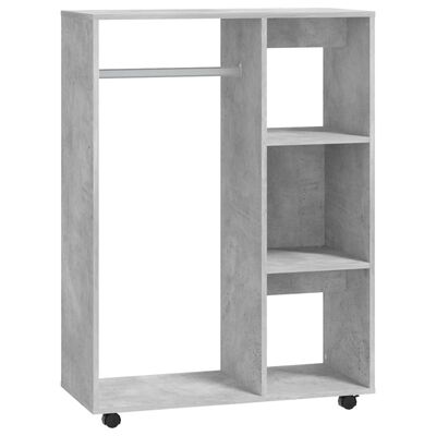 vidaXL Garde-robe Gris béton 80x40x110 cm Bois d’ingénierie