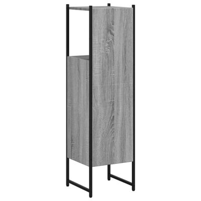 vidaXL Armoire de salle de bain sonoma gris 33x33x120,5 cm