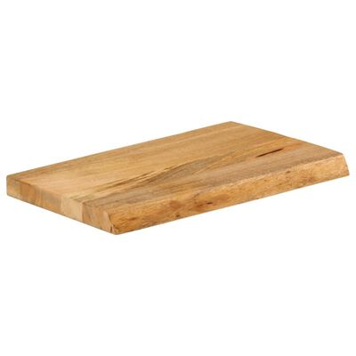 vidaXL Dessus de table à bord vivant 40x30x3,8 cm bois massif manguier