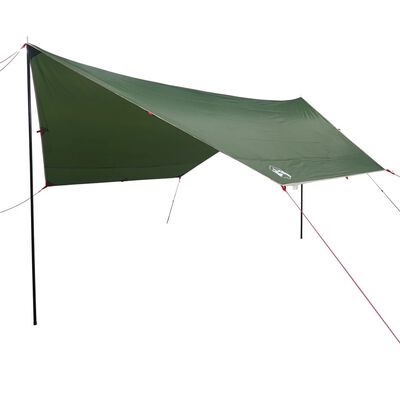 vidaXL Bâche de camping vert 430x380x210 cm imperméable