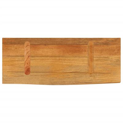 vidaXL Dessus de table à bord vivant 80x20x2,5 cm bois massif manguier