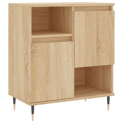 vidaXL Buffets 2 pcs chêne sonoma bois d'ingénierie