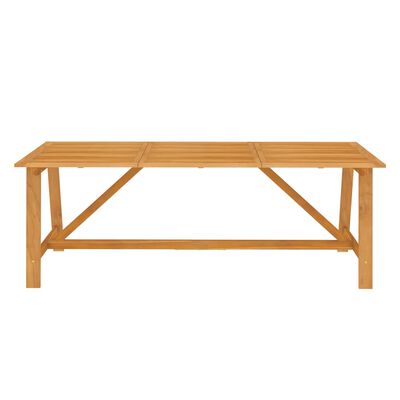 vidaXL Ensemble à manger de jardin 9 pcs Bois d'acacia solide