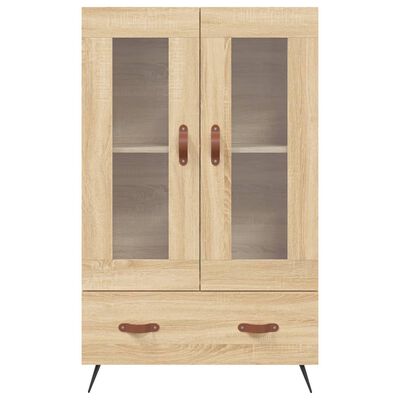 vidaXL Buffet haut chêne sonoma 69,5x31x115 cm bois d'ingénierie