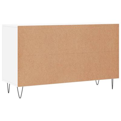 vidaXL Buffet blanc brillant 100x36x60 cm bois d'ingénierie