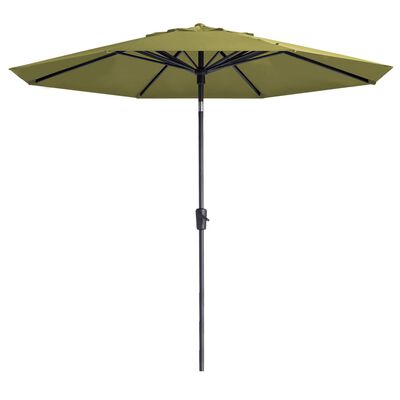 Madison Parasol de jardin Paros II Luxe 300 cm vert sauge