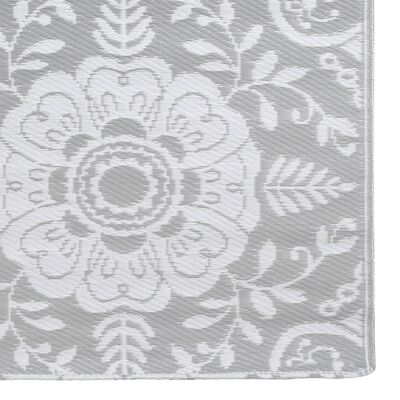 vidaXL Tapis d'extérieur Gris clair 80x150 cm PP