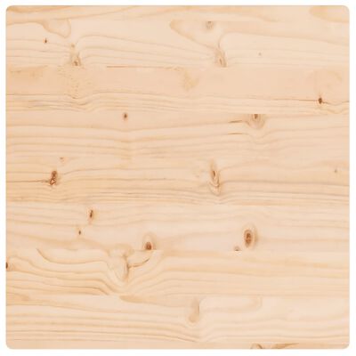 vidaXL Dessus de table 40x40x2,5 cm bois de pin massif