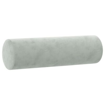 vidaXL Ensemble de canapés 2 pcs avec coussins gris clair velours