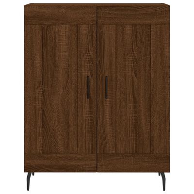 vidaXL Buffet chêne marron 69,5x34x90 cm bois d'ingénierie