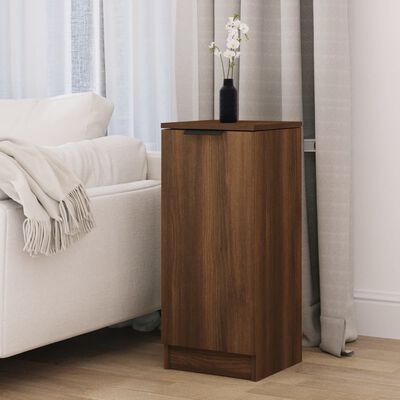 vidaXL Buffet Chêne marron 30x30x70 cm Bois d'ingénierie