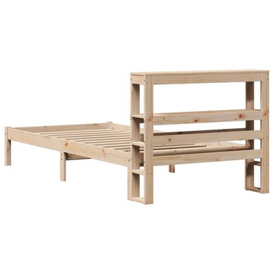 vidaXL Cadre de lit sans matelas 100x200 cm bois massif de pin