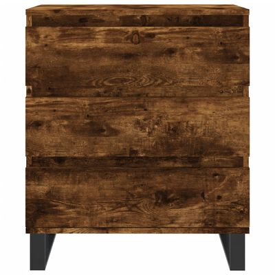 vidaXL Buffet Chêne fumé 60x35x70 cm Bois d'ingénierie