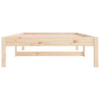 vidaXL Lit de jour sans matelas 90x190 cm bois de pin massif