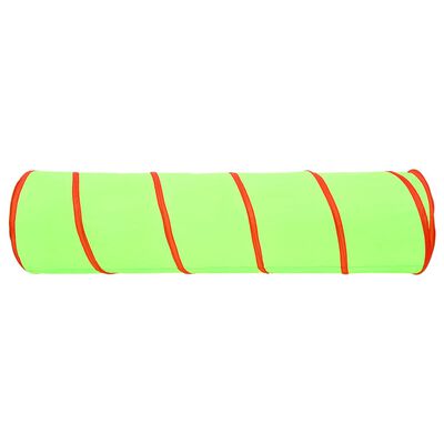 vidaXL Tunnel de jeu pour enfants avec 250 balles Vert 175cm Polyester