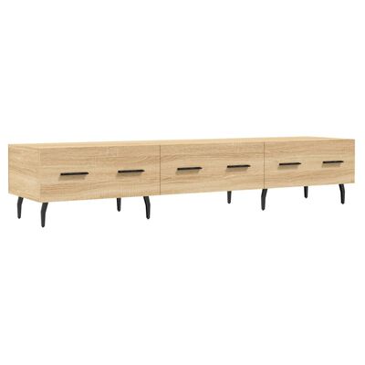 vidaXL Meuble TV chêne sonoma 150x36x30 cm bois d'ingénierie