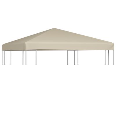 vidaXL Couverture de toit de belvédère 310 g / m² 3x3 m Beige