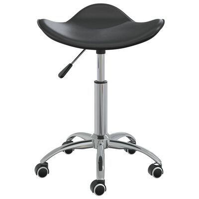 vidaXL Tabouret de salon et spa Noir Similicuir